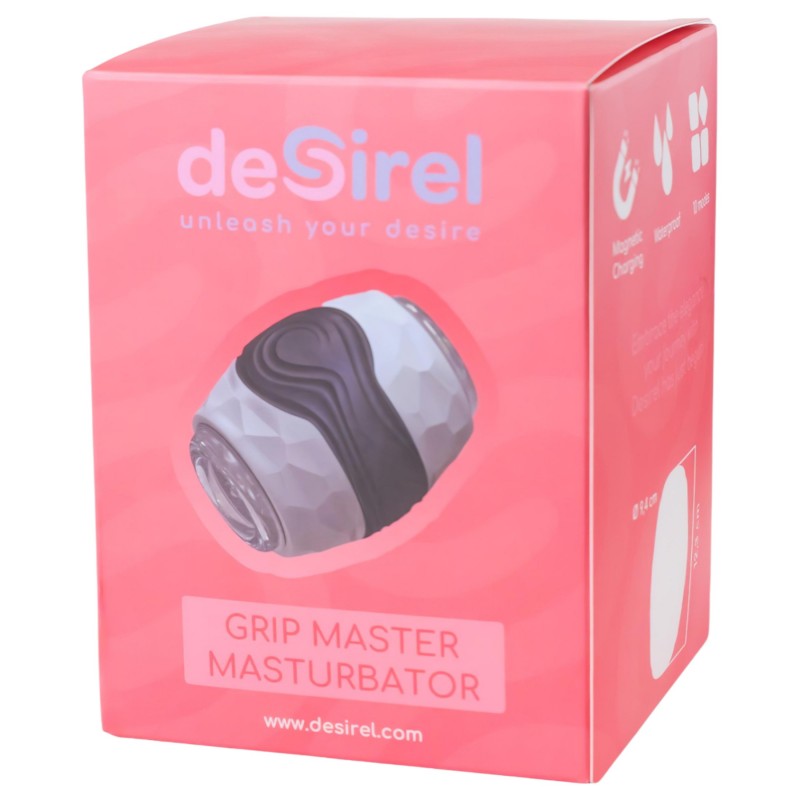 Desirel Grip Master - szorító maszturbátor férfiaknak (szürke) 155878 termék bemutató kép