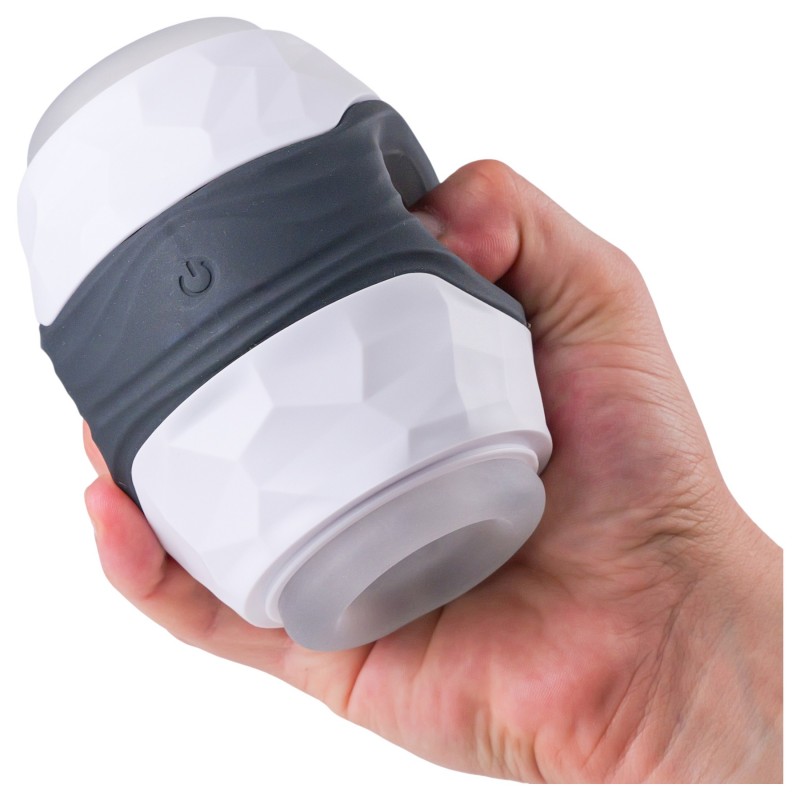 Desirel Grip Master - szorító maszturbátor férfiaknak (szürke) 155884 termék bemutató kép