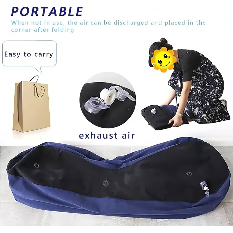 Desirel Magic Pillow - Felfújható szex szófa - nagy (kék) 128962 termék bemutató kép