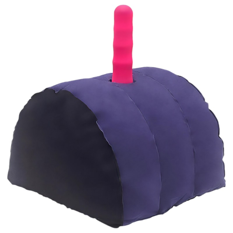 Desirel Magic Pillow - felfújható szexpárna dildótartóval (lila) 156804 termék bemutató kép