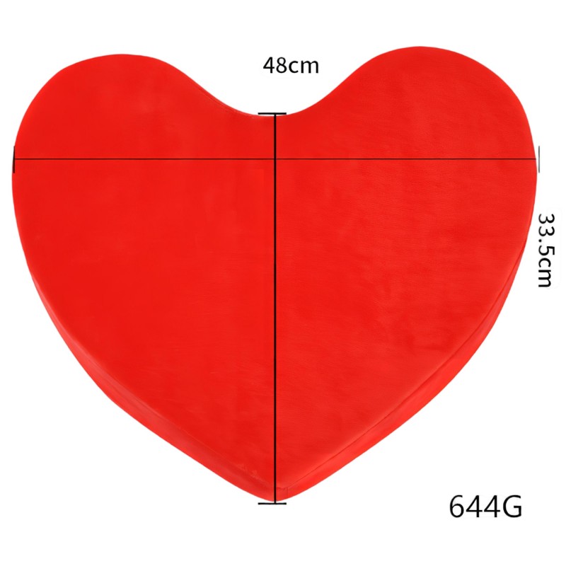 Desirel Magic Pillow - szív alakú pozícionáló szexpárna (piros) 164312 termék bemutató kép