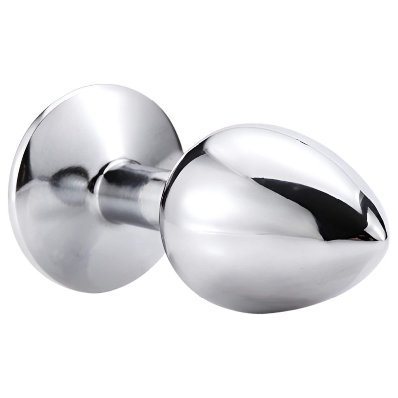 Desirel Pink Jewel L - anál plug (ezüst-pink) 97959 termék bemutató kép