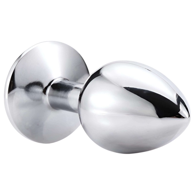 Desirel Pink Jewel L - anál plug (ezüst-pink) 98130 termék bemutató kép