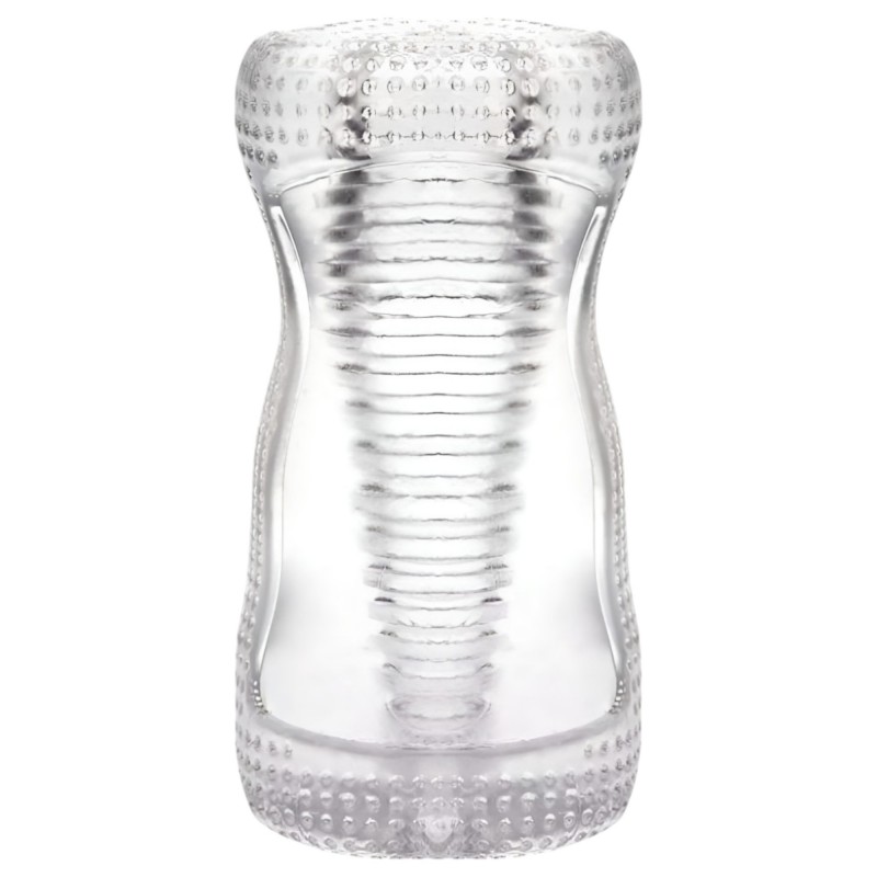 Desirel Vertigo - maszturbátor bordázott belsővel (átlátszó) 112428 termék bemutató kép