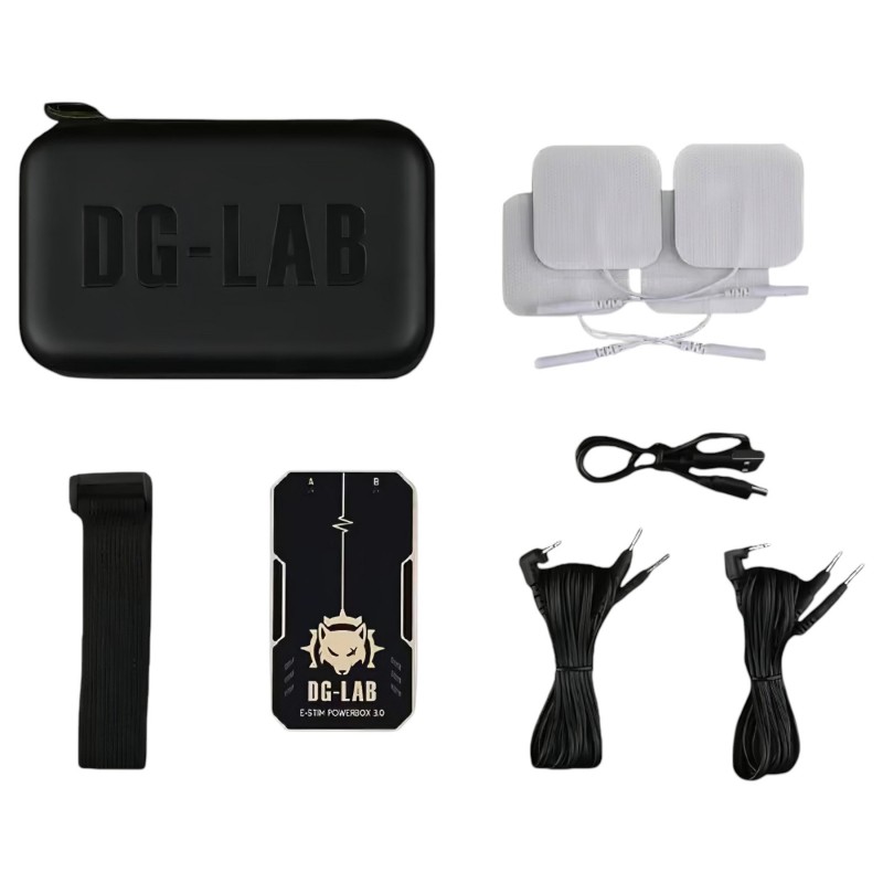 DG-LAB Coyote 3.0 - kétcsatornás elektrostimulációs vezérlő (fekete) 170893 termék bemutató kép