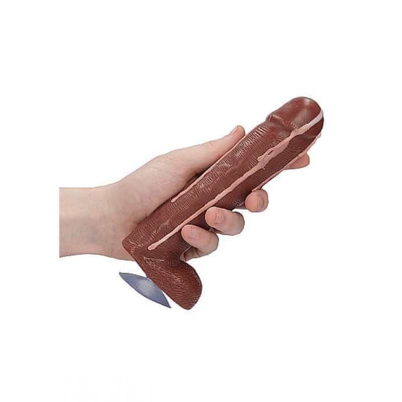 Dicky Cum - szappan pénisz herékkel - barna (250g) 43619 termék bemutató kép