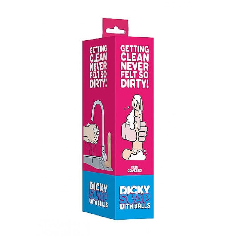 Dicky Cum - szappan pénisz herékkel -natúr (250g) 43622 termék bemutató kép