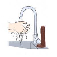 Dicky - pénisz formájú szappan - csoki illattal (210g) 43609 termék bemutató kép