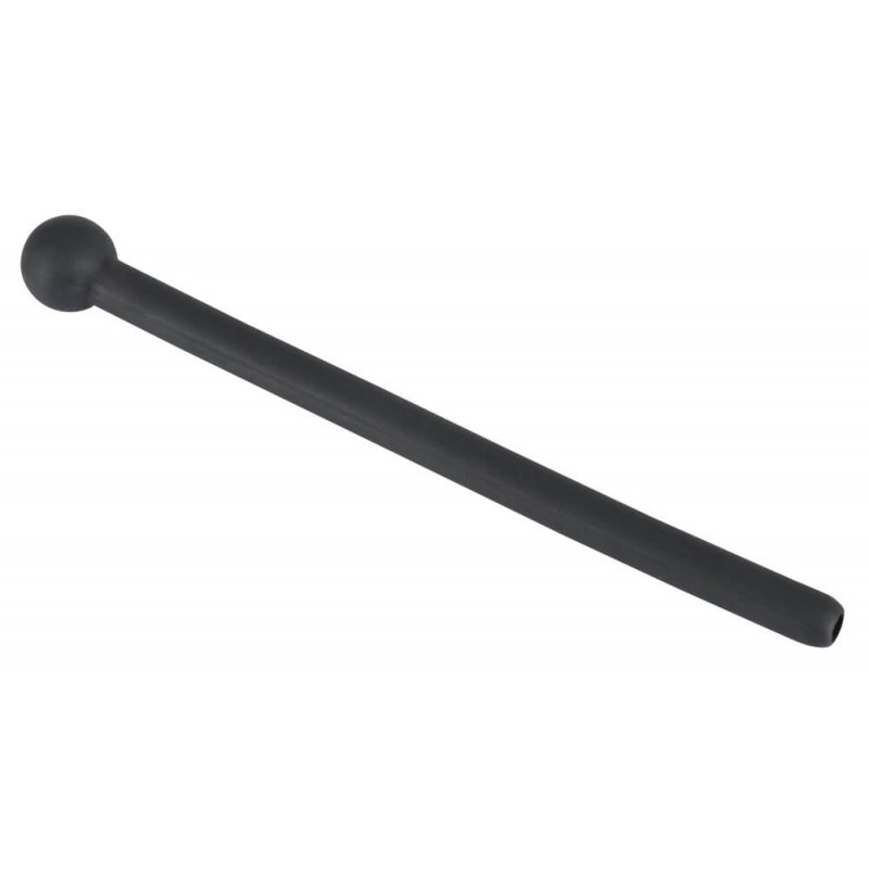 Dilator Piss Play - üreges, szilikon húgycsőtágító dildó (fekete) 12919 termék bemutató kép