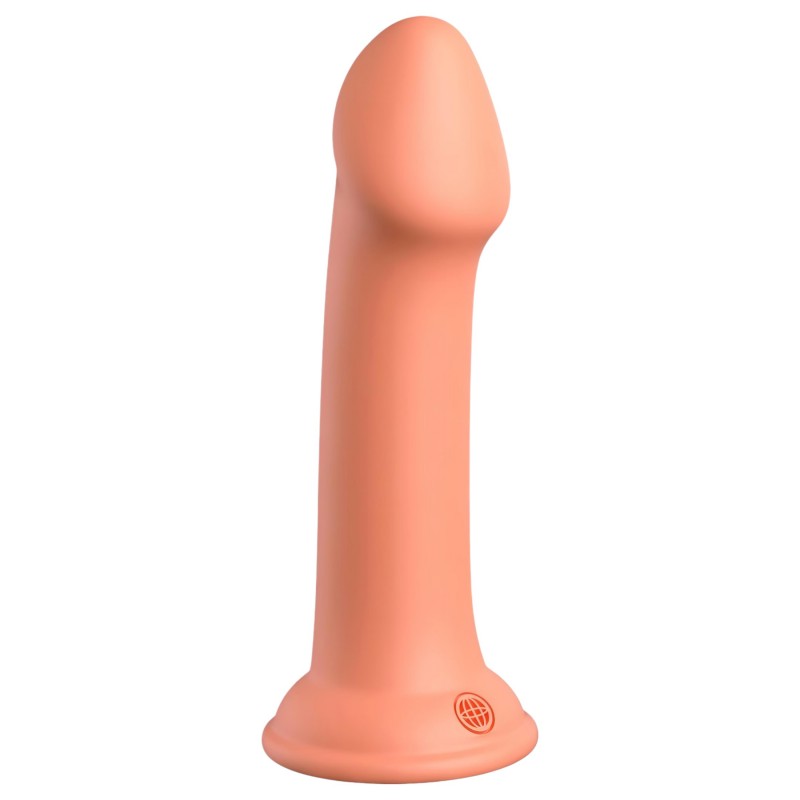 Dillio Big Hero - tapadókorongos szilikon dildó (17cm) - narancs 105429 termék bemutató kép