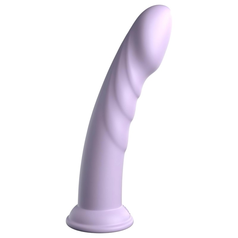Dillio Super Eight - tapadókorong szilikon dildó (21cm) - lila 105242 termék bemutató kép