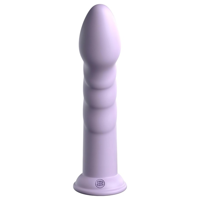 Dillio Super Eight - tapadókorong szilikon dildó (21cm) - lila 105243 termék bemutató kép