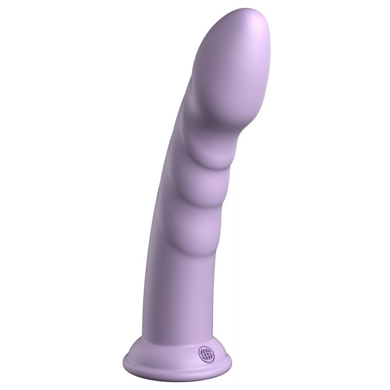 Dillio Super Eight - tapadókorong szilikon dildó (21cm) - lila 75721 termék bemutató kép