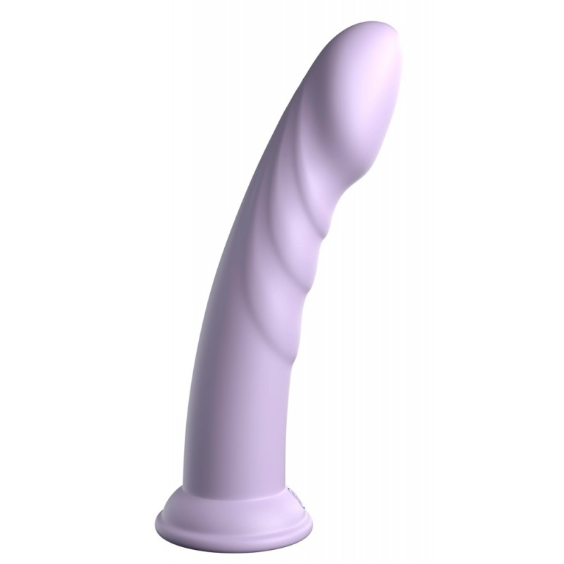 Dillio Super Eight - tapadókorong szilikon dildó (21cm) - lila 75722 termék bemutató kép