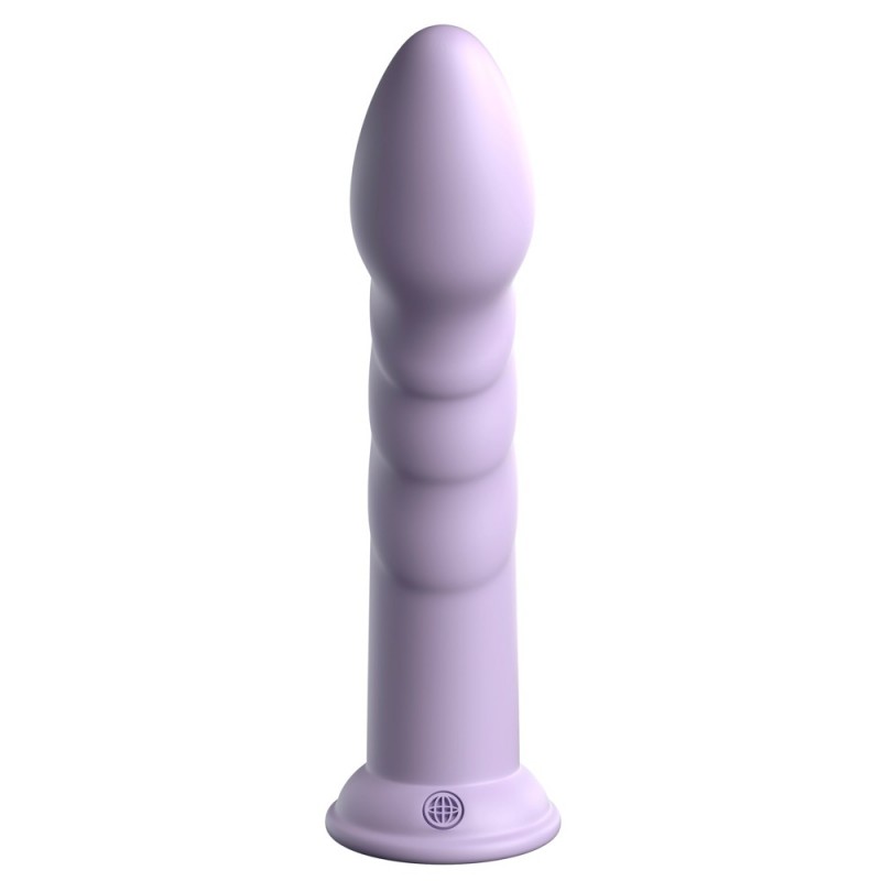 Dillio Super Eight - tapadókorong szilikon dildó (21cm) - lila 75723 termék bemutató kép