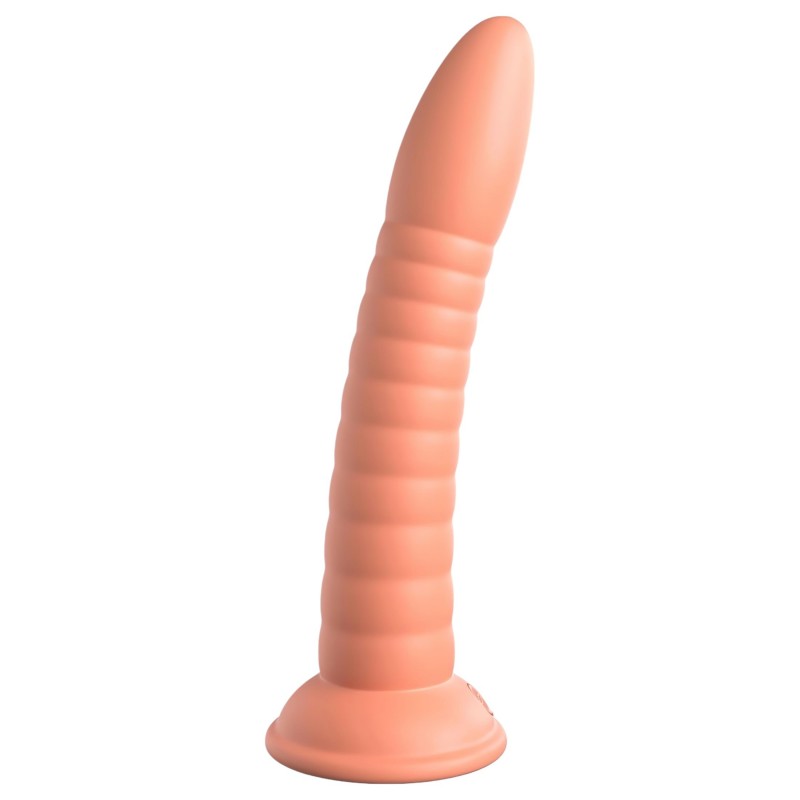 Dillio Wild Thing - barázdált dildó (19cm) - narancs 101378 termék bemutató kép