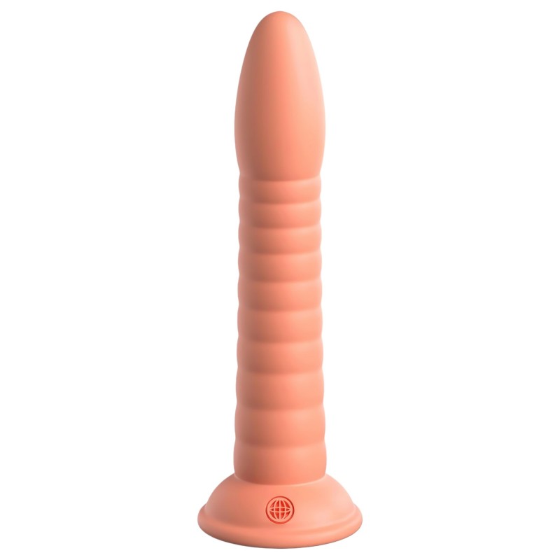 Dillio Wild Thing - barázdált dildó (19cm) - narancs 101379 termék bemutató kép