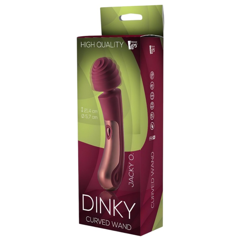 Dinky Jacky 0. Wand - akkus, masszírozó vibrátor (piros) 111263 termék bemutató kép
