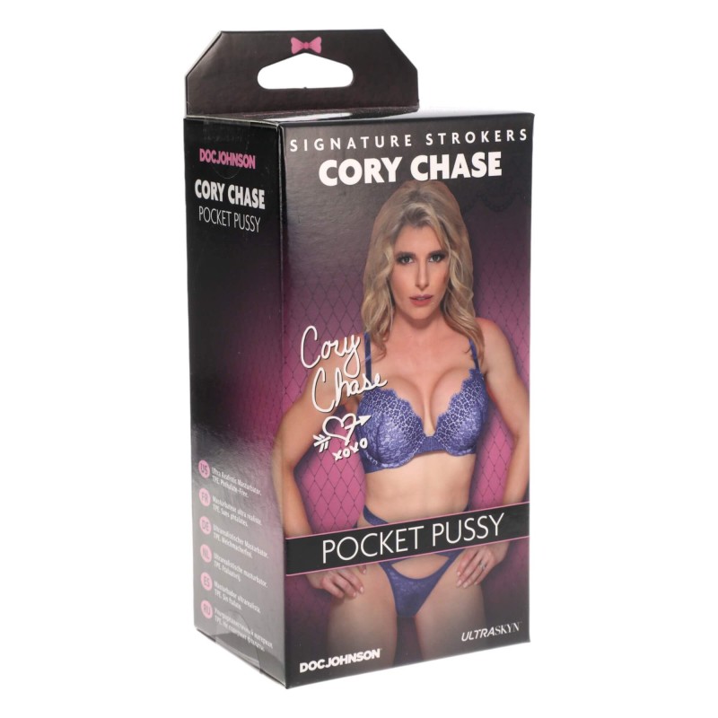 Doc Johnson Cory Chase - élethű Ultraskyn műpunci (natúr) 96025 termék bemutató kép