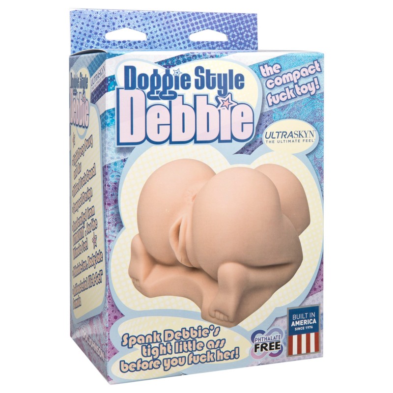 Doc Johnson Doggie Style Debbie - élethű műpunci maszturbátor (testszínű) 168358 termék bemutató kép