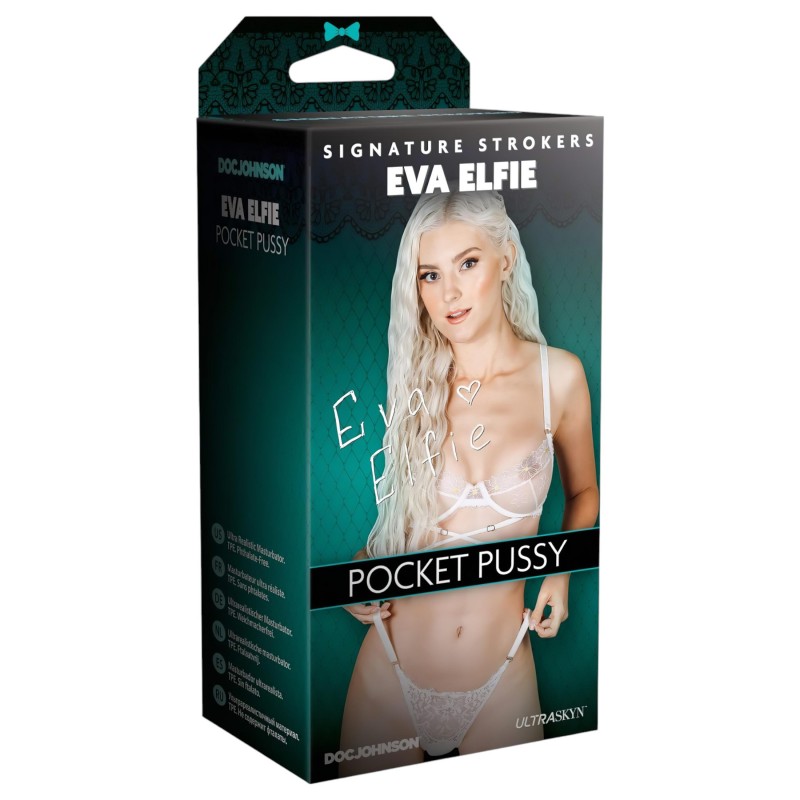 Doc Johnson Eva Elfie - élethű Ultraskyn műpunci maszturbátor (testszínű) 165101 termék bemutató kép