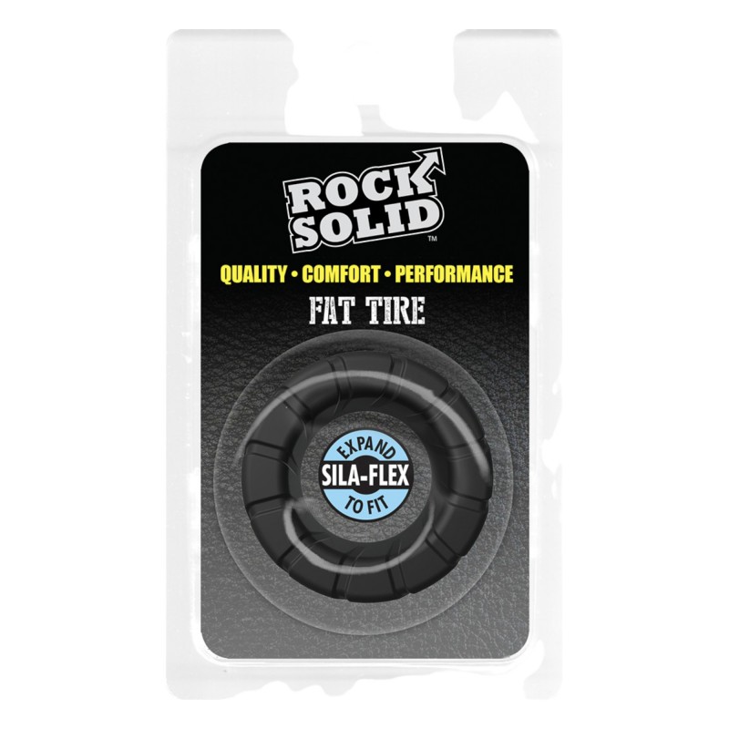 Doc Johnson Fat Tire - vastag péniszgyűrű (fekete) 95983 termék bemutató kép