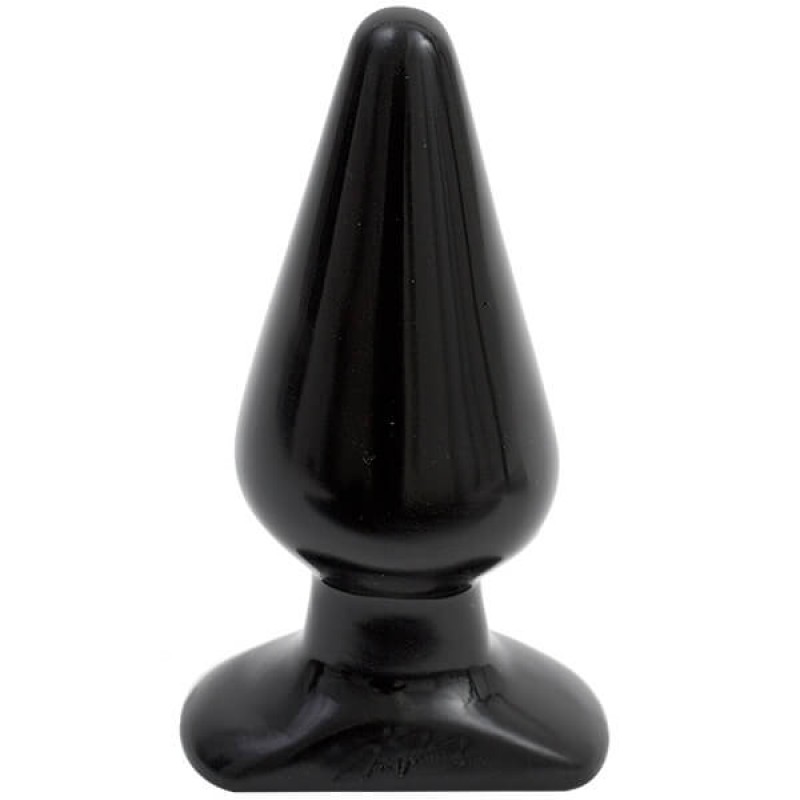 Doc Johnson fekete anál plug - classic, nagy - (14,5 cm) 19256 termék bemutató kép
