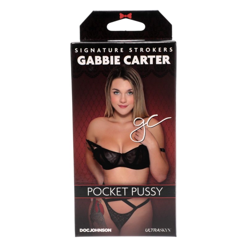 Doc Johnson Gabbie Carter - élethű Ultraskyn műpunci (natúr) 92219 termék bemutató kép