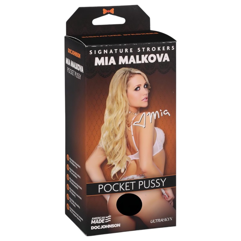 Doc Johnson Mia Malkova - élethű Ultraskyn műpunci (testszínű) 140777 termék bemutató kép