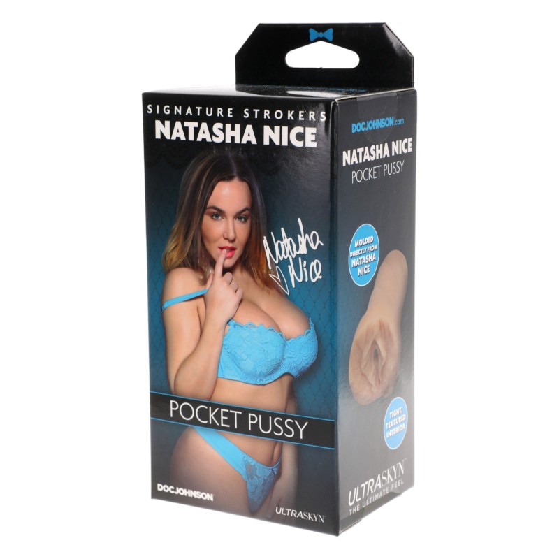 Doc Johnson Natasha Nice - élethű Ultraskyn műpunci (natúr) 96033 termék bemutató kép