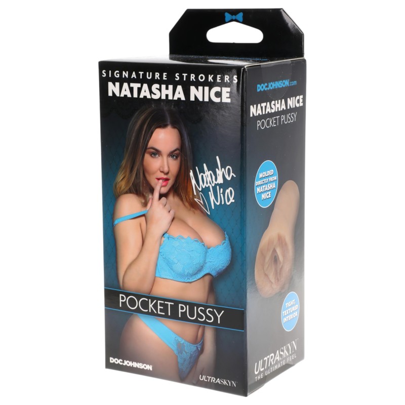 Doc Johnson Natasha Nice - élethű Ultraskyn művagina maszturbátor (testszínű) 165127 termék bemutató kép