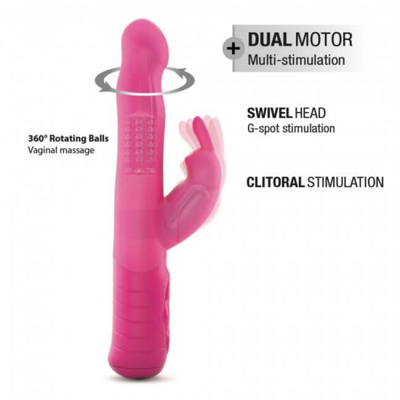 Dorcel Baby Rabbit 2.0 - akkus, csiklókaros vibrátor (pink) 50787 termék bemutató kép
