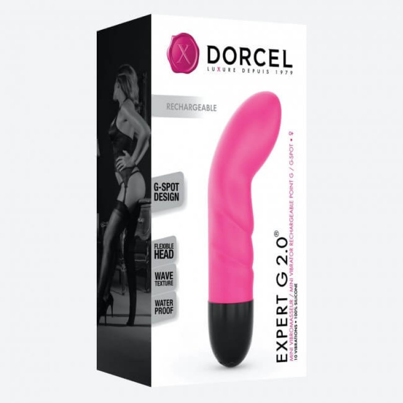 Dorcel Expert G 2.0 - akkus, G-pont vibrátor (pink) 52006 termék bemutató kép