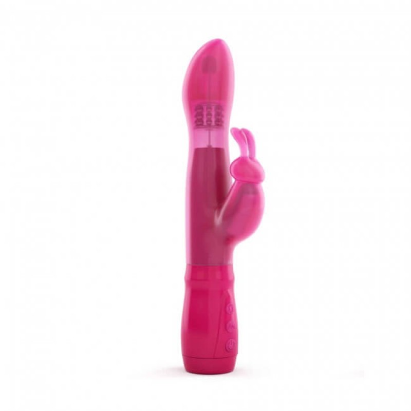 Dorcel Furious Rabbit - csiklókaros vibrátor (pink) 50804 termék bemutató kép