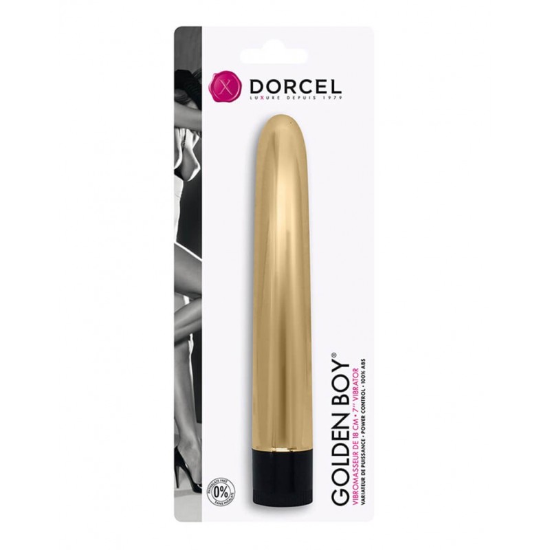 Dorcel Golden Boy - klasszikus rúd vibrátor (arany) 39917 termék bemutató kép