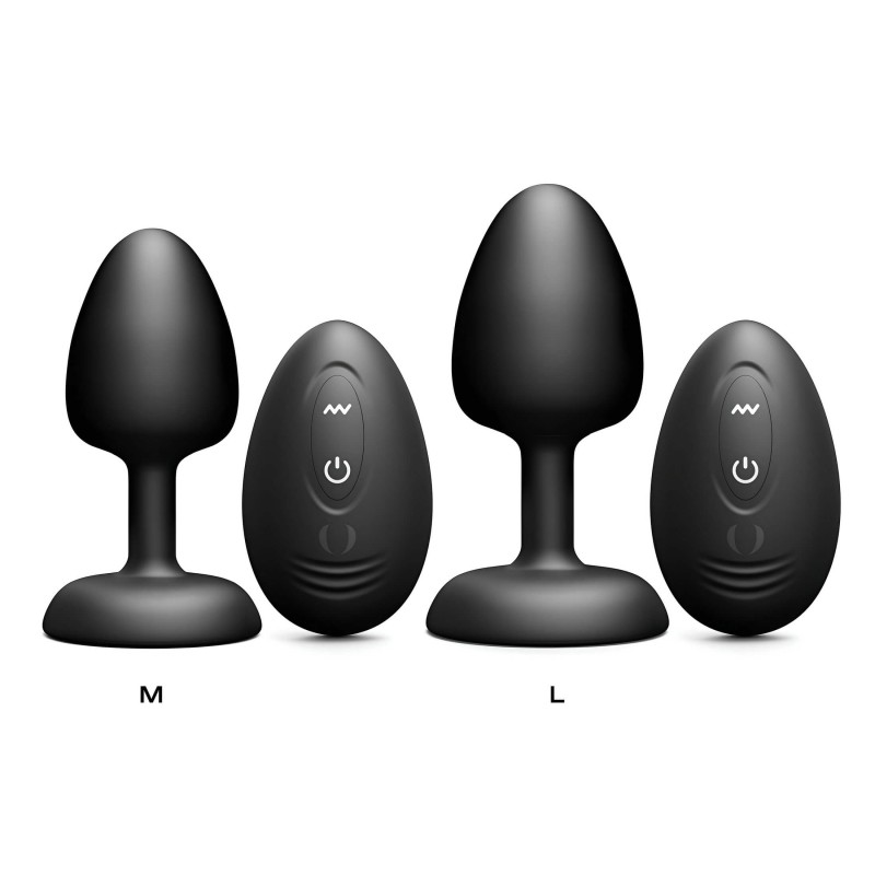 Dorcel - golyós, távirányítós anál vibrátor M - (fekete) 97625 termék bemutató kép