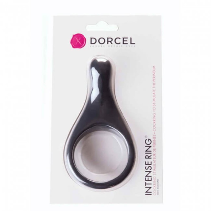 Dorcel Intense Pleasure - rugalmas szilikon péniszgyűrű (szürke) 50800 termék bemutató kép