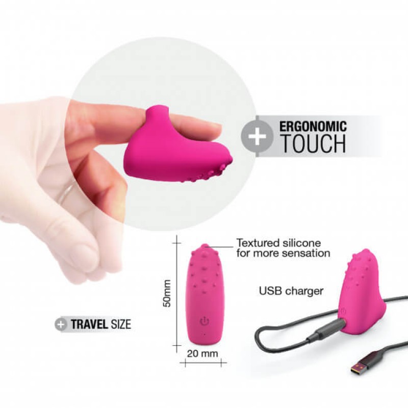 Dorcel Magic Finger - akkus, ujjvibrátor (pink) 50707 termék bemutató kép