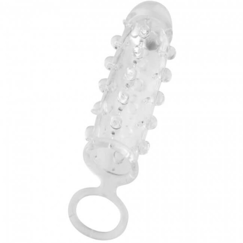 Dorcel Mr. Orgasm - gömbös péniszköpeny (áttetsző) 50779 termék bemutató kép