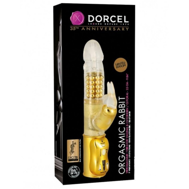 Dorcel Orgasmic Rabbit - csiklókaros vibrátor (arany) 50682 termék bemutató kép