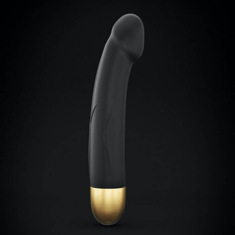 Dorcel Real Vibration M 2.0 - akkus vibrátor (fekete-arany) 50730 termék bemutató kép