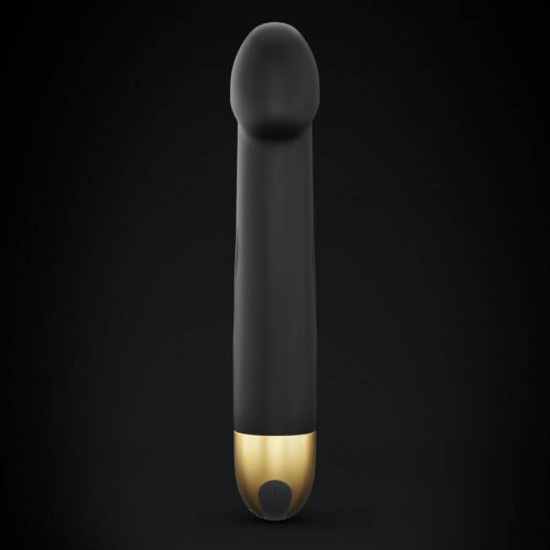 Dorcel Real Vibration M 2.0 - akkus vibrátor (fekete-arany) 50731 termék bemutató kép