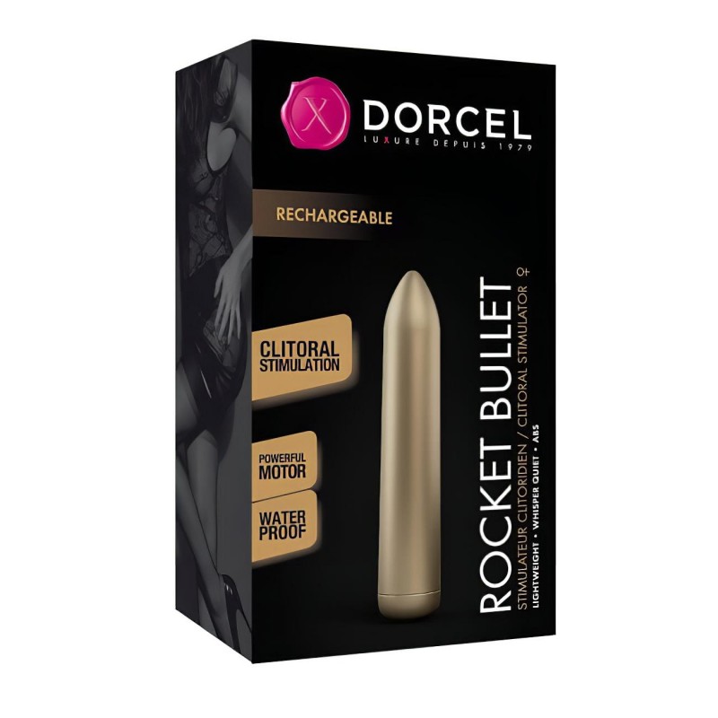 Dorcel Rocket Bullet - akkus rúdvibrátor (arany) 106854 termék bemutató kép
