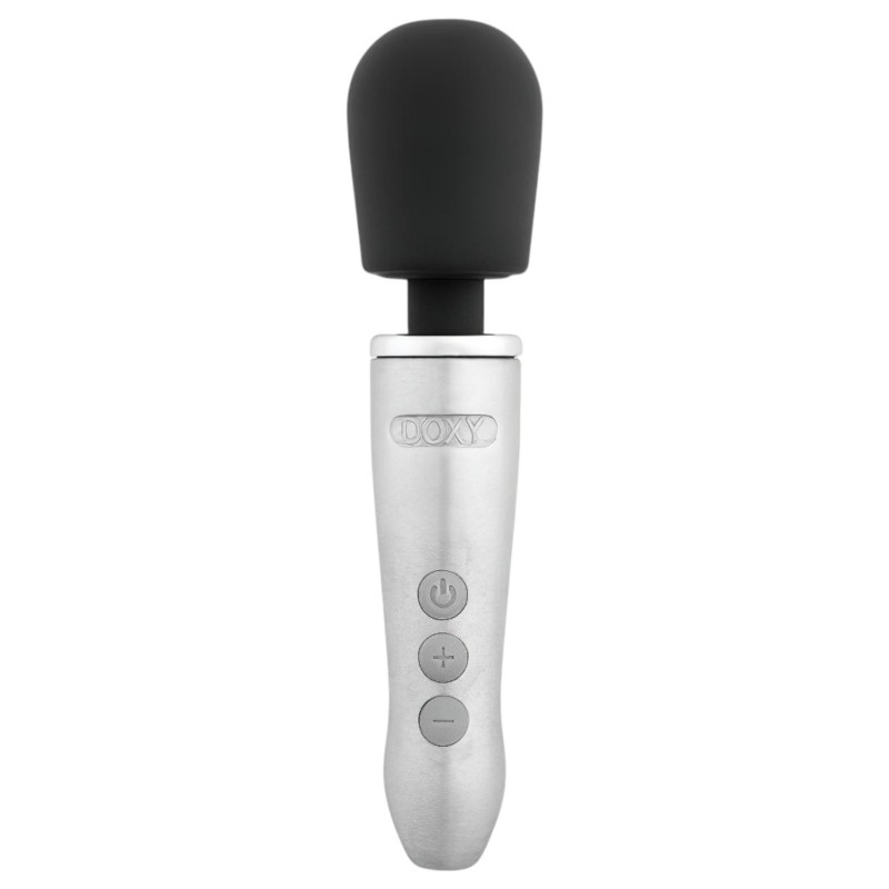 Doxy Go - akkus wand masszírozó vibrátor, vezeték nélküli (ezüst) 122392 termék bemutató kép