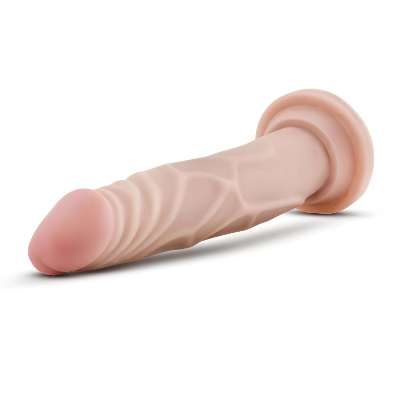 Dr. Skin 7,5 - tapadókorongos élethű dildó - natúr (19cm) 105851 termék bemutató kép