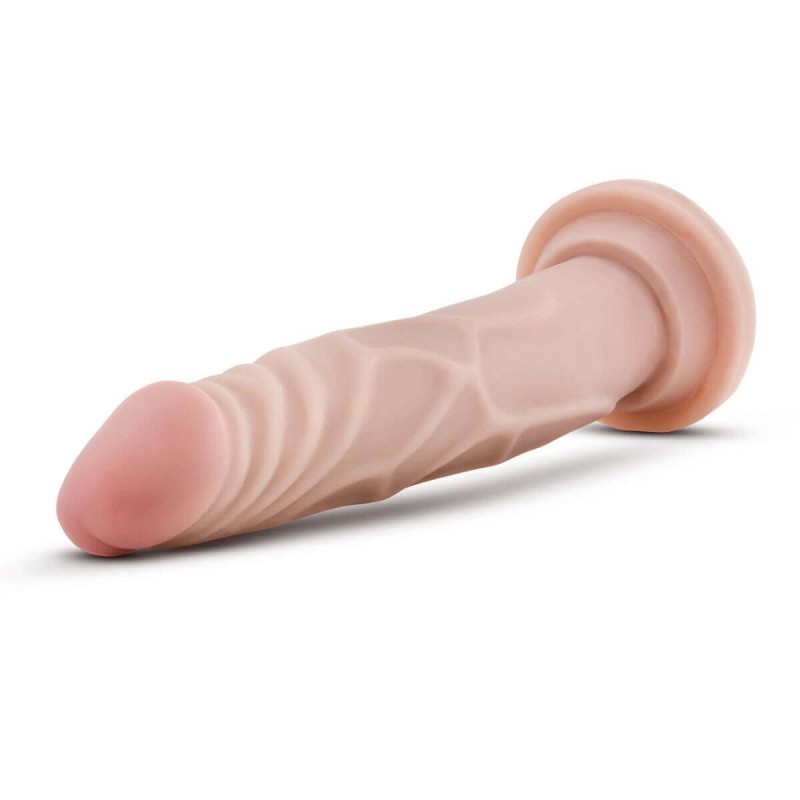 Dr. Skin 7,5 - tapadókorongos élethű dildó - natúr (19cm) 50324 termék bemutató kép