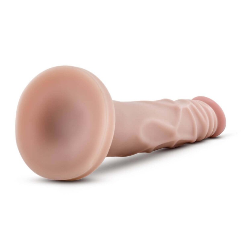 Dr. Skin 7,5 - tapadókorongos élethű dildó - natúr (19cm) 50325 termék bemutató kép