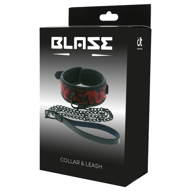Dreamtoys Blaze - nyakörv és póráz szett (fekete) 152556 termék bemutató kép