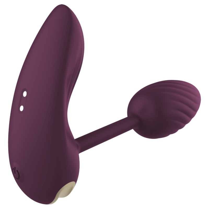 Dreamtoys Essentials - hordható hajlékony vibrotojás (lila) 139731 termék bemutató kép