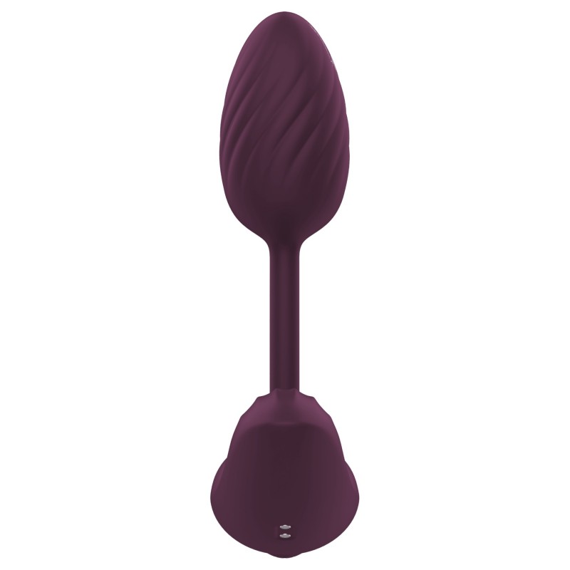 Dreamtoys Essentials - hordható hajlékony vibrotojás (lila) 139732 termék bemutató kép